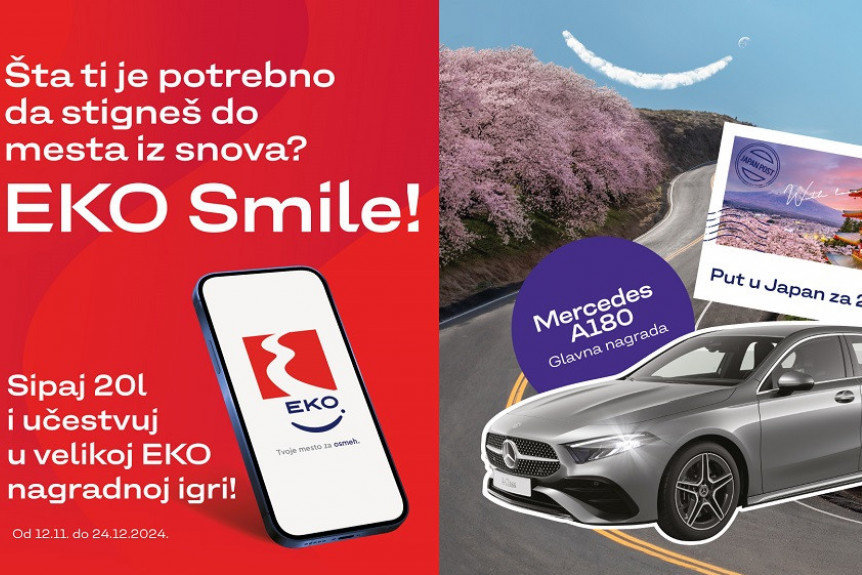 VELIKA EKO NAGRADNA IGRA! Šta vam je potrebno da stignete do mesta gde se snovi ostvaruju? EKO Smile!