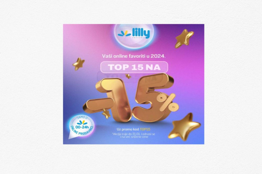 TOP 15 Lilly favorita iz 2024. godine sada su na sjajnom sniženju!